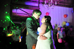 Carrie and Dave wedding photo